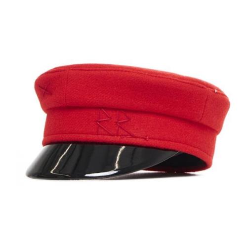 Ruslan Baginskiy Röd Ull Fedora Hatt Red, Dam