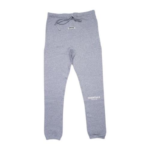 Fear Of God Mörk Heather Grey Essentials Sweatpants Begränsad Upplaga ...