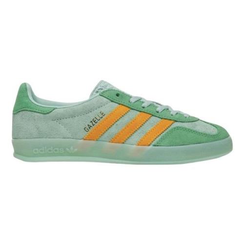 Adidas Begränsad upplaga Grön Gul Gazelle Inomhus Skor Green, Unisex