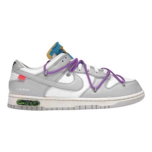 Nike Begränsad upplaga Off-White Dunk Low Lot 47 White, Herr