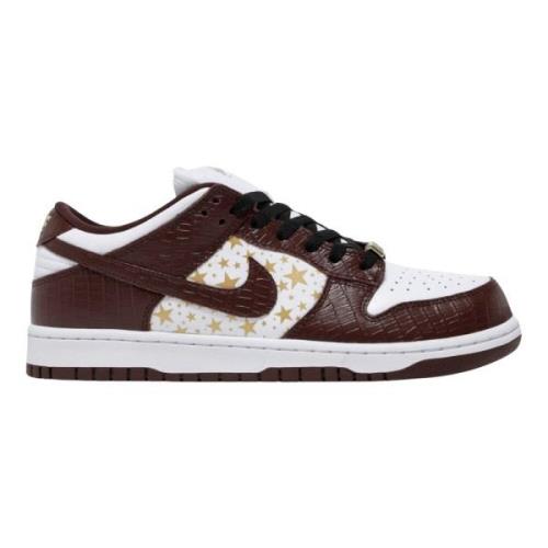 Nike Begränsad upplaga Supreme Dunk Low Brun Brown, Herr