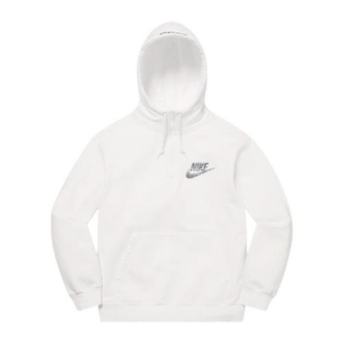 Nike Begränsad Upplaga Half Zip Hoodie Vit White, Herr