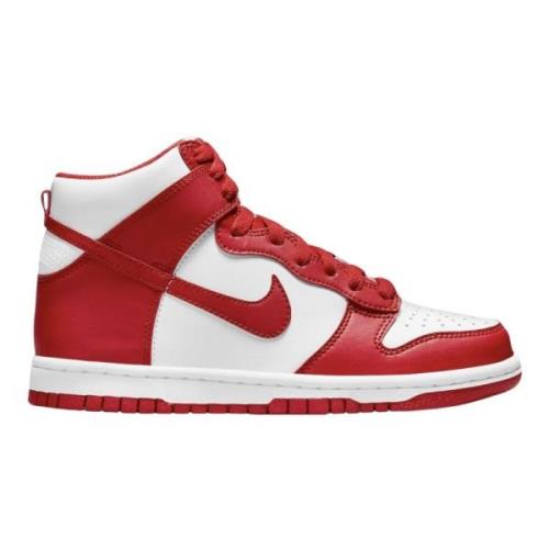 Nike University Red Dunk High Sneaker Red, Dam