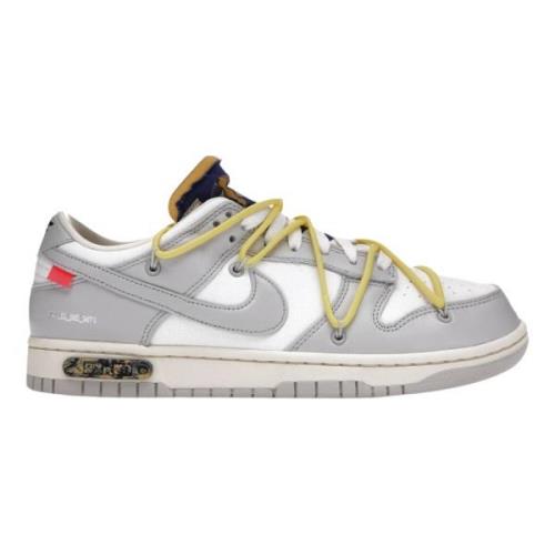 Nike Begränsad upplaga Off-White Dunk Low Lot 27 White, Herr