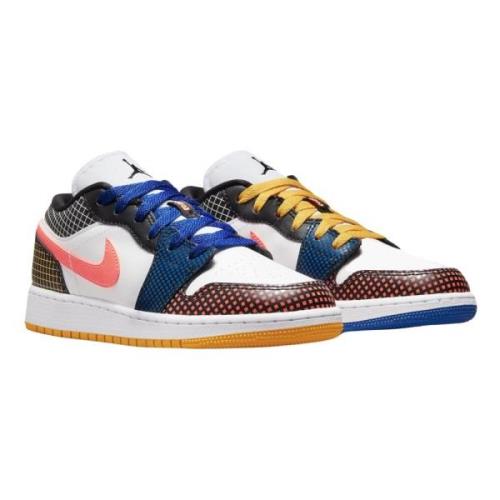 Nike Begränsad upplaga Air Jordan 1 Low Multi-Color Multicolor, Dam