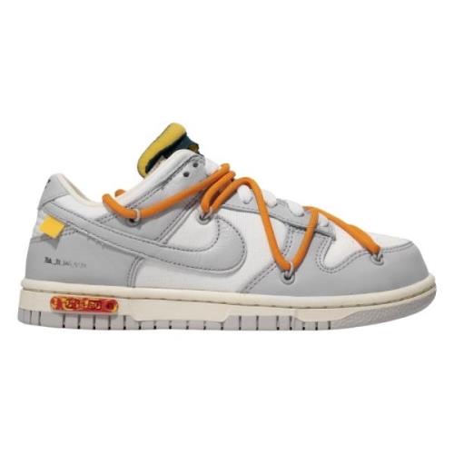 Nike Begränsad upplaga Off-White Dunk Low Lot 44 Multicolor, Herr