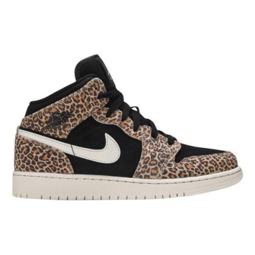 Nike Leopard Print Mid SE Sneakers Multicolor, Herr