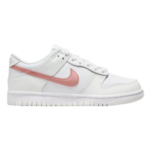 Nike Begränsad Upplaga Vit Rosa Dunk Low White, Dam