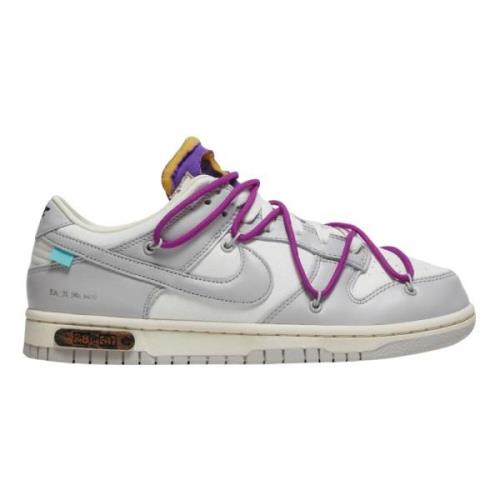 Nike Begränsad upplaga Off-White Dunk Low Lot 28 Multicolor, Herr