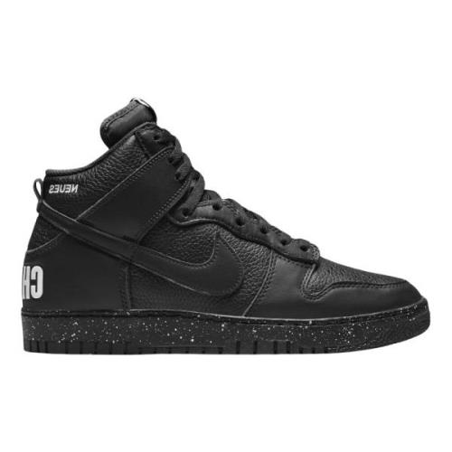 Nike Chaos Black High Tops Sneakers Black, Herr