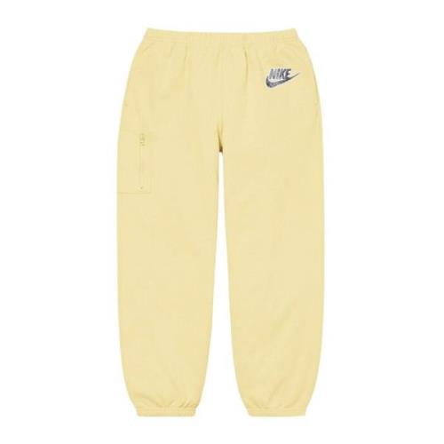 Nike Begränsad upplaga Cargo Sweatpants Blek Gul Yellow, Herr