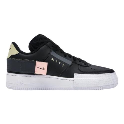 Nike Svart Air Force 1 Type Begränsad Upplaga Black, Herr