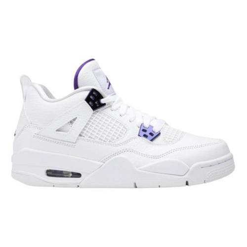 Nike Metallic Purple Air Jordan 4 Begränsad Upplaga White, Herr