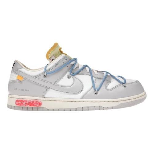 Nike Begränsad upplaga Off-White Dunk Low Lot 5 Gray, Herr