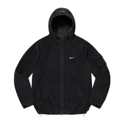 Nike Begränsad upplaga Corduroy Hooded Jacket Svart Black, Herr