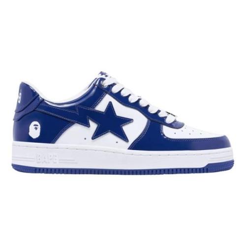 Nike Begränsad upplaga Bape Sta Patentläder Blue, Herr