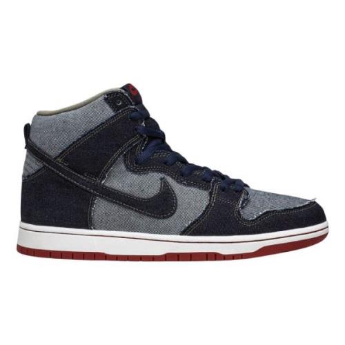 Nike Begränsad upplaga Denim High Top Sneakers Multicolor, Herr