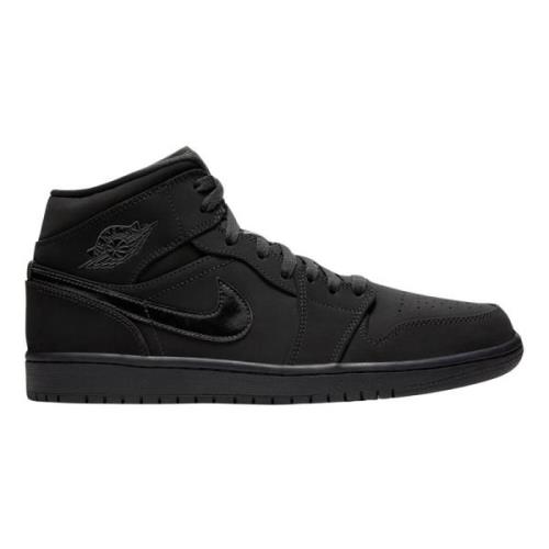 Nike Begränsad upplaga Triple Black Mid-Top Sneaker Black, Herr