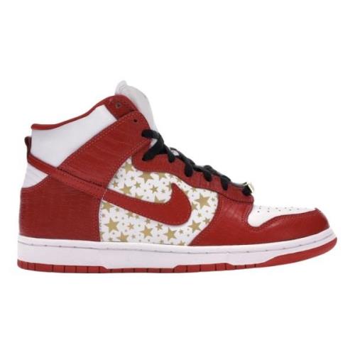 Nike Begränsad upplaga Supreme Dunk High Pro SB Röda Stjärnor Red, Her...