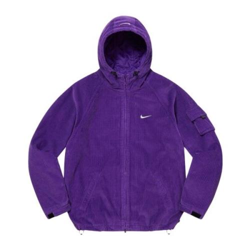 Nike Lila Corduroy Huva Jacka Begränsad Upplaga Purple, Herr