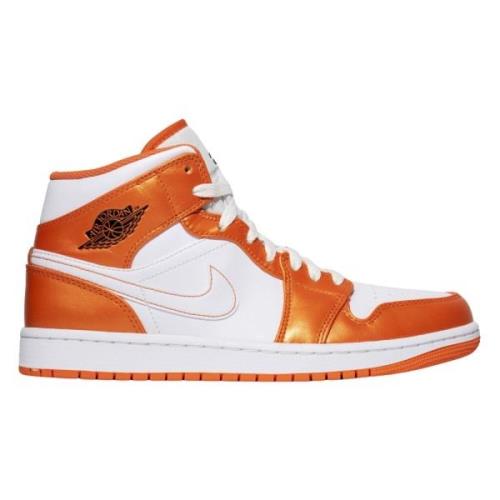 Nike Mid Metallic Orange Air Jordan 1 Orange, Herr