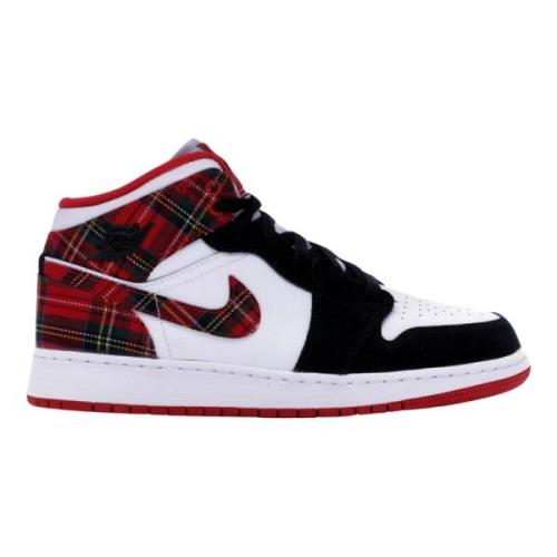 Nike Begränsad upplaga Air Jordan 1 Mid Plaid Multicolor, Herr