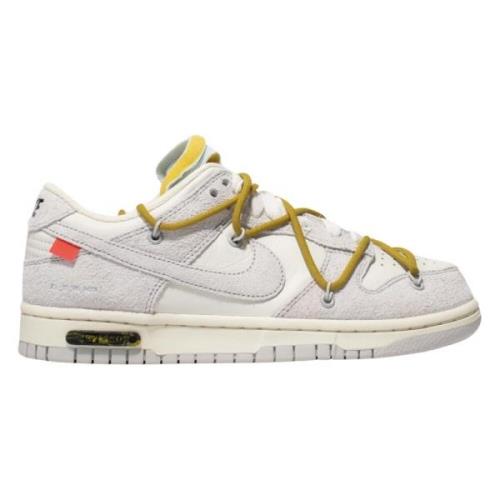 Nike Begränsad upplaga Off-White Dunk Low Lot 37 Multicolor, Herr