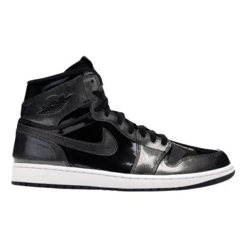 Nike Begränsad Upplaga Retro Svart Patent Sneakers Black, Herr