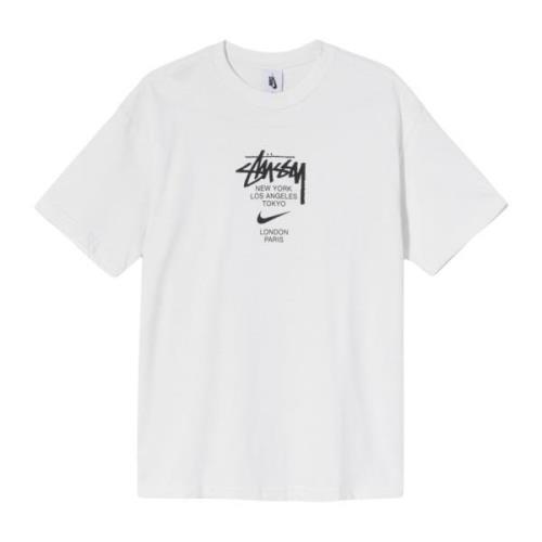 Nike Begränsad upplaga Stussy International T-shirt White, Herr