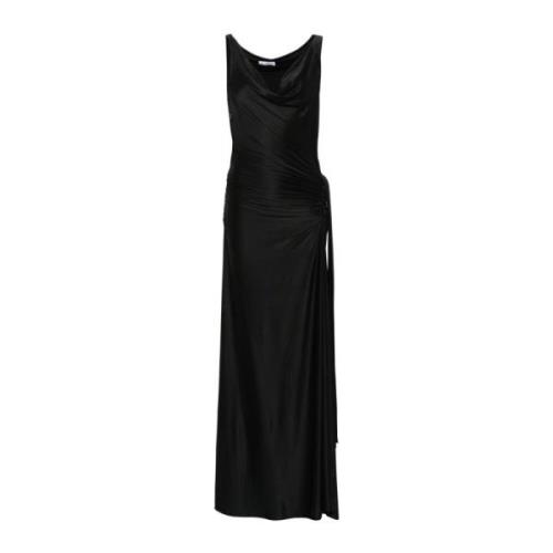 Paco Rabanne Maxi Dresses Black, Dam