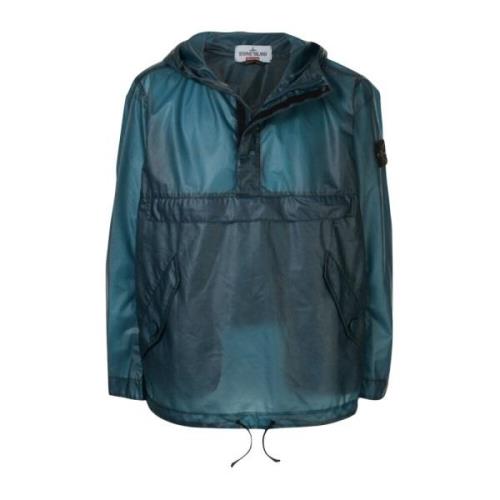 Stone Island Begränsad upplaga Teal Anorak Green, Herr