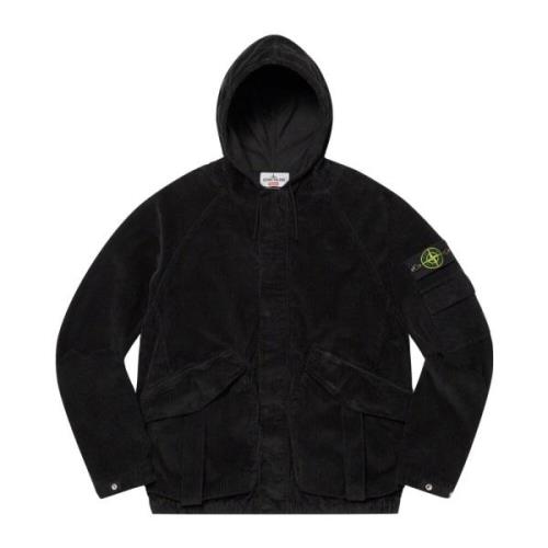 Stone Island Begränsad upplaga Corduroy Jacket Svart Black, Herr