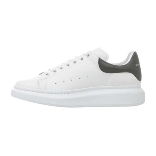 Alexander McQueen Vita Lädersneakers för Män White, Herr