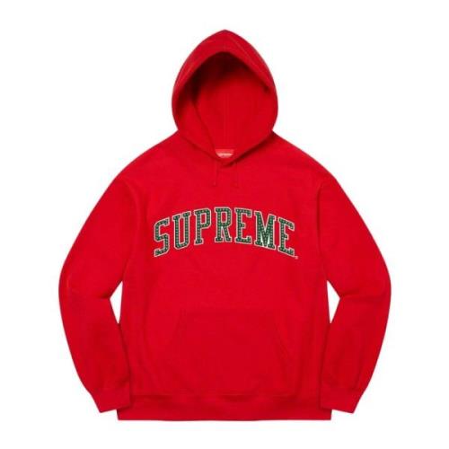 Supreme Röd Stars Arc Hoodie Begränsad Upplaga Red, Herr