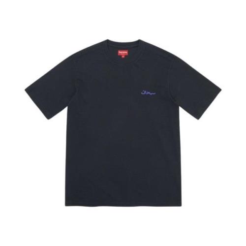 Supreme Begränsad upplaga Arabiskt Logotyp Tee Svart Black, Herr