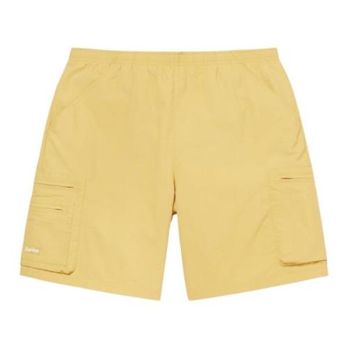 Supreme Cargo Vatten Shorts Blek Gul Yellow, Herr