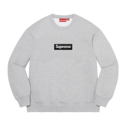 Supreme Begränsad upplaga Crewneck Heather Grey Gray, Herr