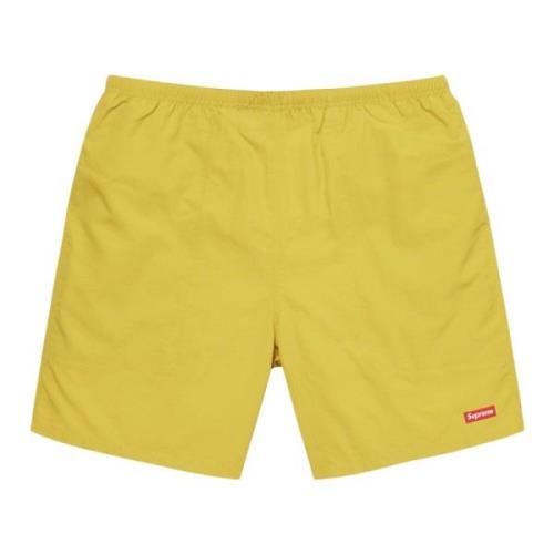 Supreme Begränsad upplaga Nylon Water Short Light Gold Yellow, Herr