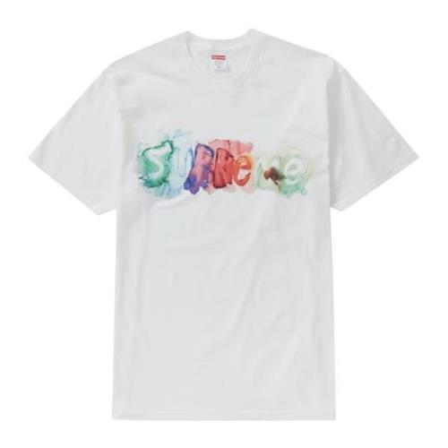 Supreme Begränsad upplaga Vattenfärg Tee Vit White, Dam