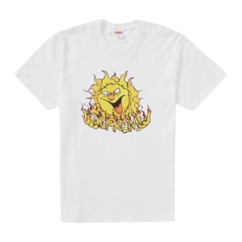 Supreme Sol Grafisk Tee Begränsad Upplaga White, Herr