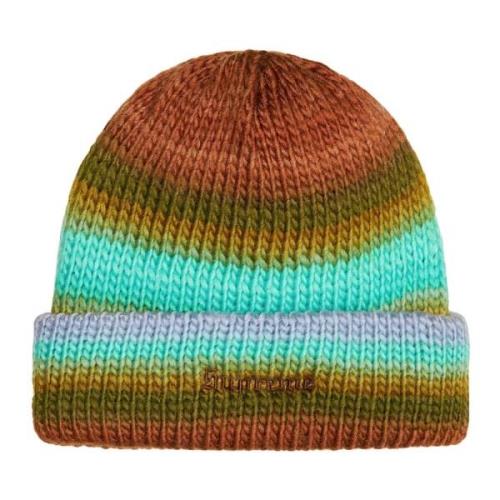 Supreme Begränsad Ombré Randig Beanie Multicolor, Unisex