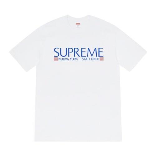 Supreme Begränsad upplaga New York Tee Vit White, Herr