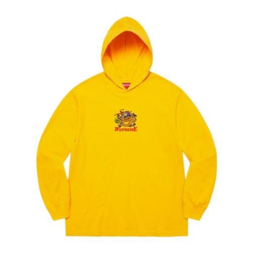 Supreme Drake Huva Guld Långärmad Topp Yellow, Herr