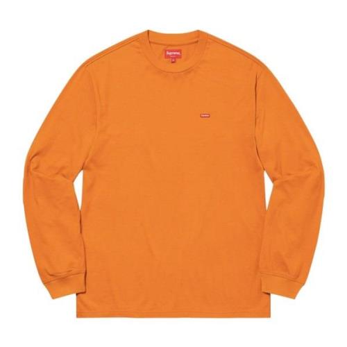 Supreme Begränsad Upplaga Mörk Orange Långärmad Tee Orange, Herr