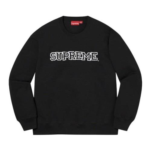 Supreme Begränsad upplaga Shattered Logo Crewneck Black, Herr