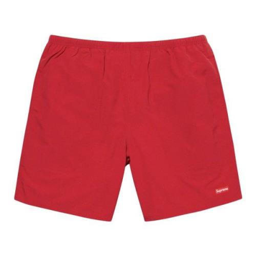 Supreme Röd Nylon Badshorts Limited Edition Red, Herr