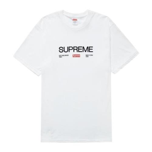 Supreme Vit Tee 1994 Begränsad Upplaga White, Herr