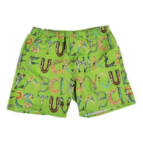 Supreme Alfabet Vatten Shorts Lime Limited Edition Green, Herr