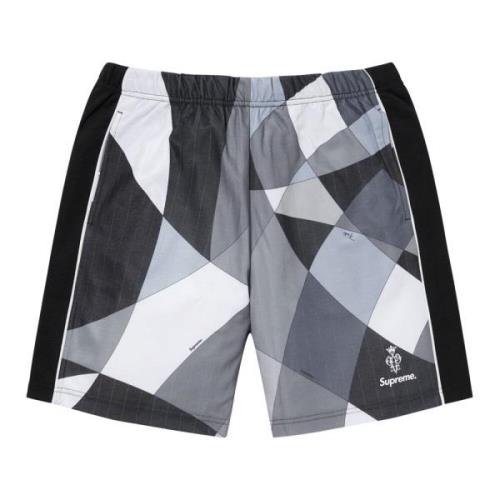 Supreme Begränsad Upplaga Fotbollsshorts Svart Multicolor, Herr