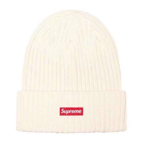 Supreme Begränsad upplaga Overdyed Beanie Cream Beige, Unisex